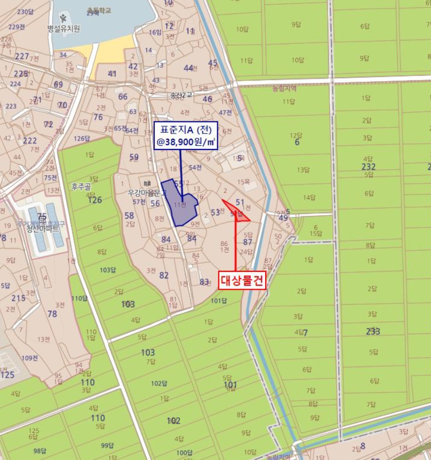 충청남도 당진시 우강면 송산리 52 전답 경매 사진 7