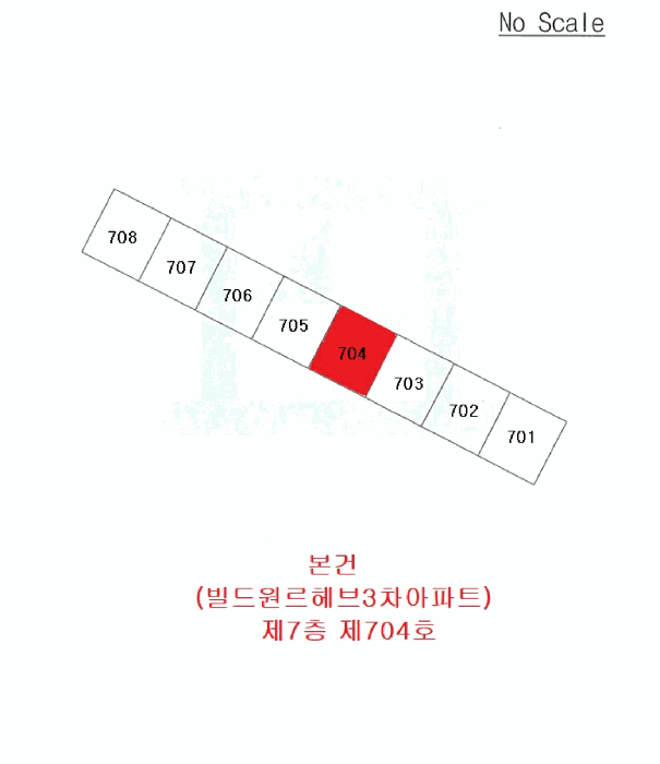 경상북도 포항시 북구 용흥동 615-21 빌드원르헤브3차아파트 7층 704호 아파트 경매 사진 18
