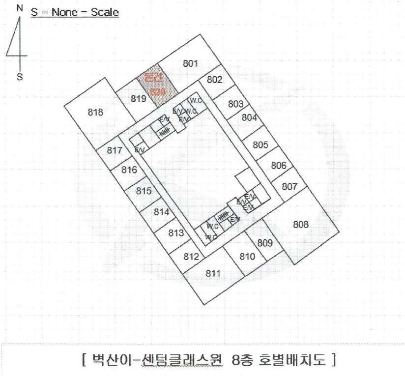 부산광역시 해운대구 재송동 1210 벽산이-센텀클래스원 8층820호 외 4필지 지식산업센터 경매 사진 9