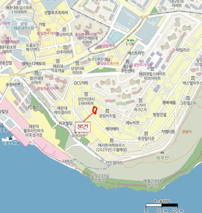 부산광역시 해운대구 중동 1504-4 미형빌라 4층402호 외 1필지 연립주택 경매 사진 11