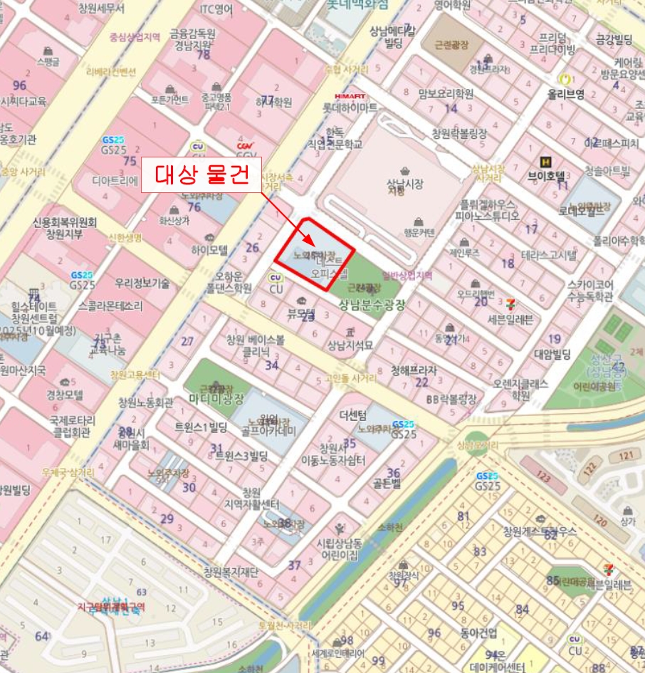 경상남도 창원시 성산구 상남동 25 네스트빌딩 2층224호 근린상가 경매 사진 22