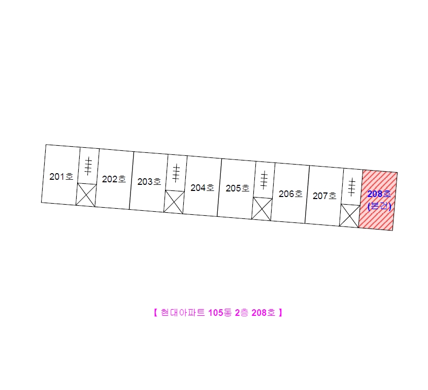 전북특별자치도 전주시 완산구 평화동2가 336-6 현대아파트 105동 2층208호 외 2필지 아파트 경매 사진 9