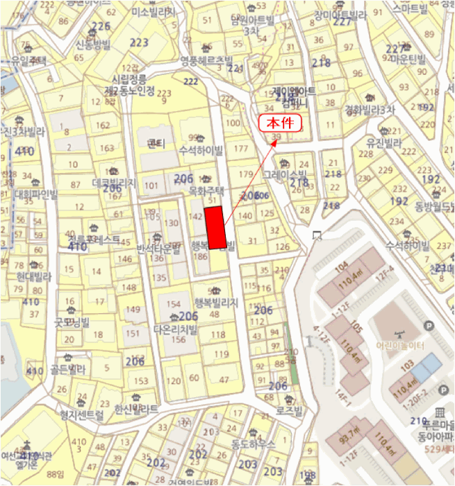 서울특별시 성북구 정릉동 206-141 행복드림빌 에이동 3층302호 다세대(빌라) 경매 사진 22
