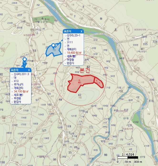충청북도 단양군 대강면 신구리 62-1 외 1필지 전 경매 사진 32