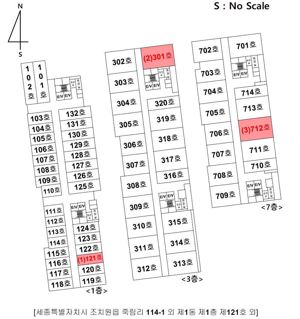 세종특별자치시 조치원읍 죽림리 114-1 1동 1층121호 외 8필지 근린상가 경매 사진 14