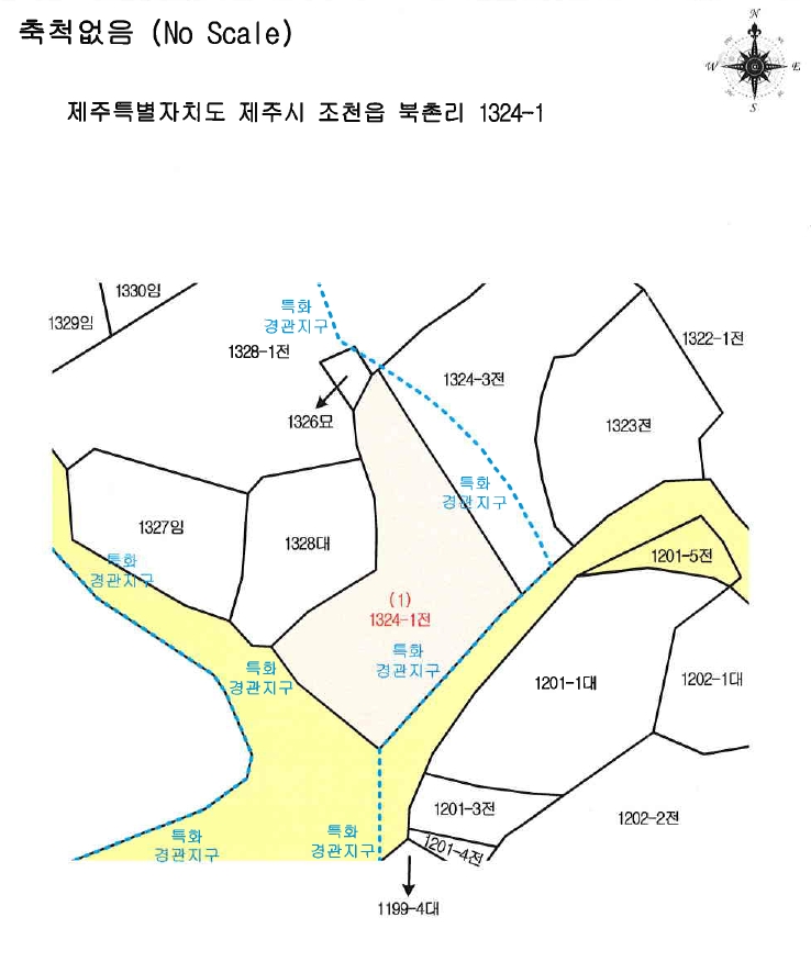 제주특별자치도 제주시 조천읍 북촌리 1324-1 전 경매 사진 23
