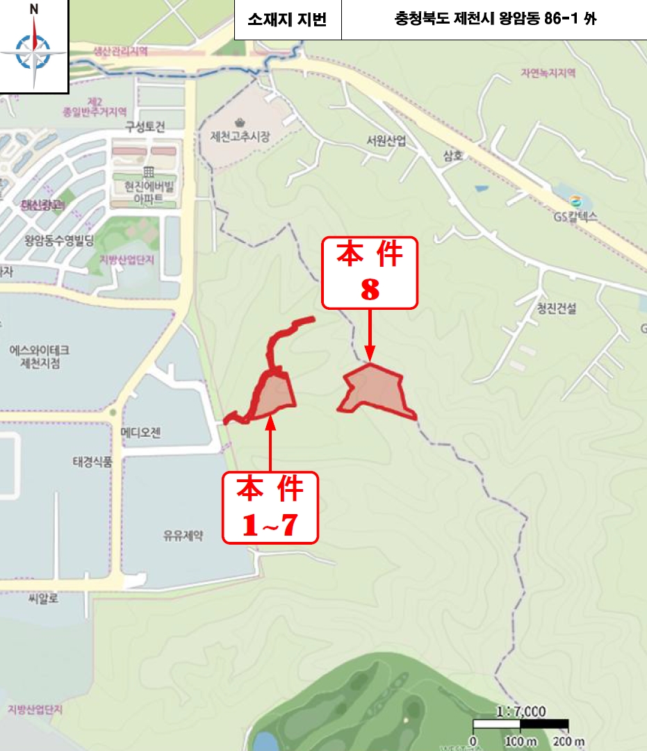 충청북도 제천시 왕암동 86-1 외 6필지 전 경매 사진 21