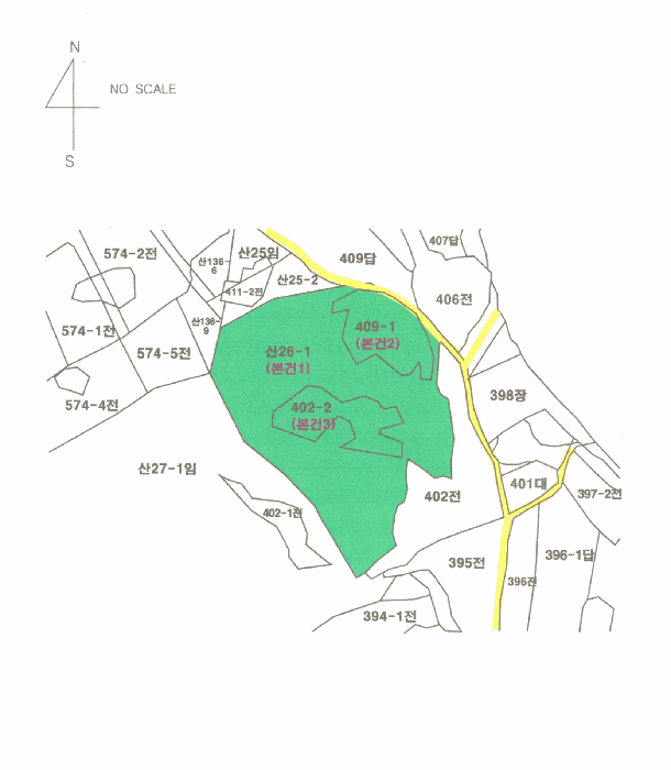 충청남도 금산군 군북면 동편리 산26-1 외 2필지 임야 경매 사진 35