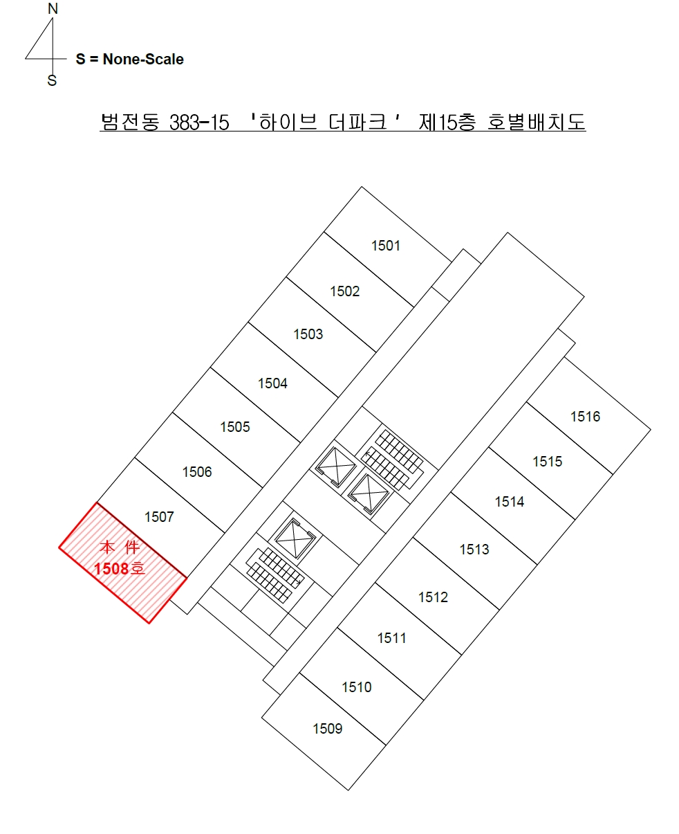 부산광역시 부산진구 범전동 383-15 하이뷰 더파크 15층1508호 오피스텔 경매 사진 14