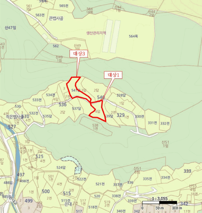 충청북도 충주시 소태면 주치리 540-4 답 경매 사진 7