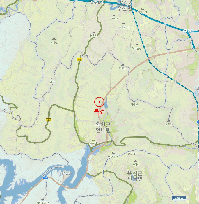 충청북도 옥천군 안내면 서대리 75-3 외 2필지 전 경매 사진 8
