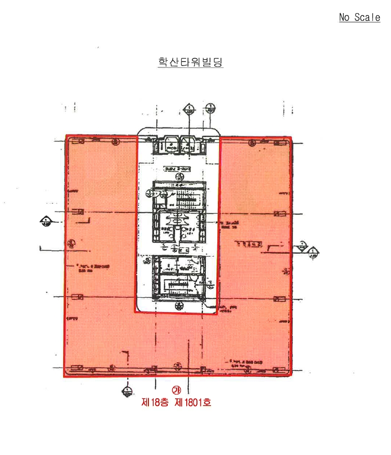 경상북도 포항시 남구 해도동 33-12 학산타워빌딩 18층1801호 근린상가 경매 사진 12