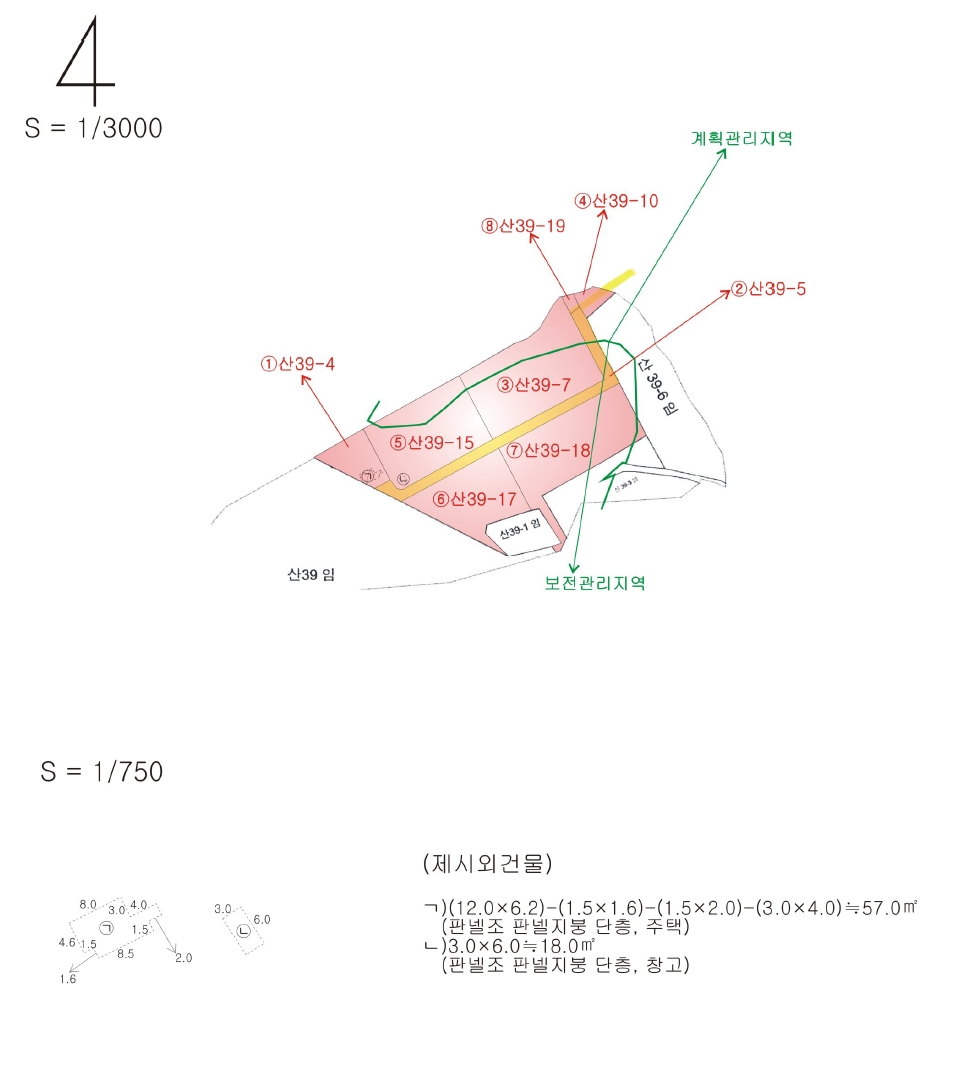 전라남도 담양군 가사문학면 만월리 산39-4 외 7필지 임야 경매 사진 33