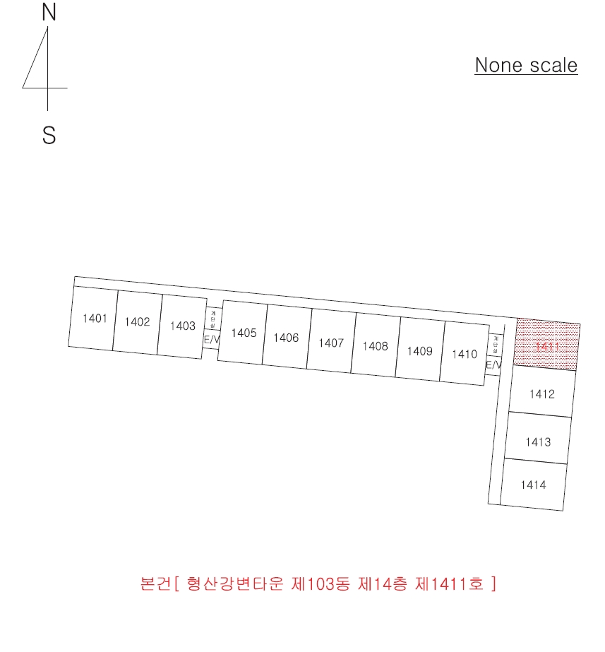 경상북도 포항시 남구 연일읍 생지리 399 형산강변타운 103동 14층 1411호 아파트 경매 사진 22
