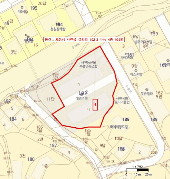 경상남도 사천시 사천읍 정의리 192-2 나동 4층403호 아파트 경매 사진 22