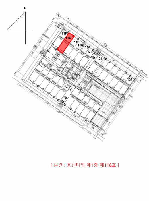 경기도 김포시 풍무동 1022 웅신타워 1층116호 근린상가 경매 사진 10