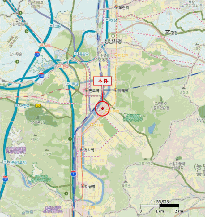 경기도 성남시 분당구 서현동 275 라포르테블랑서현 418호 외 1개호 오피스텔(주거) 경매 사진 23