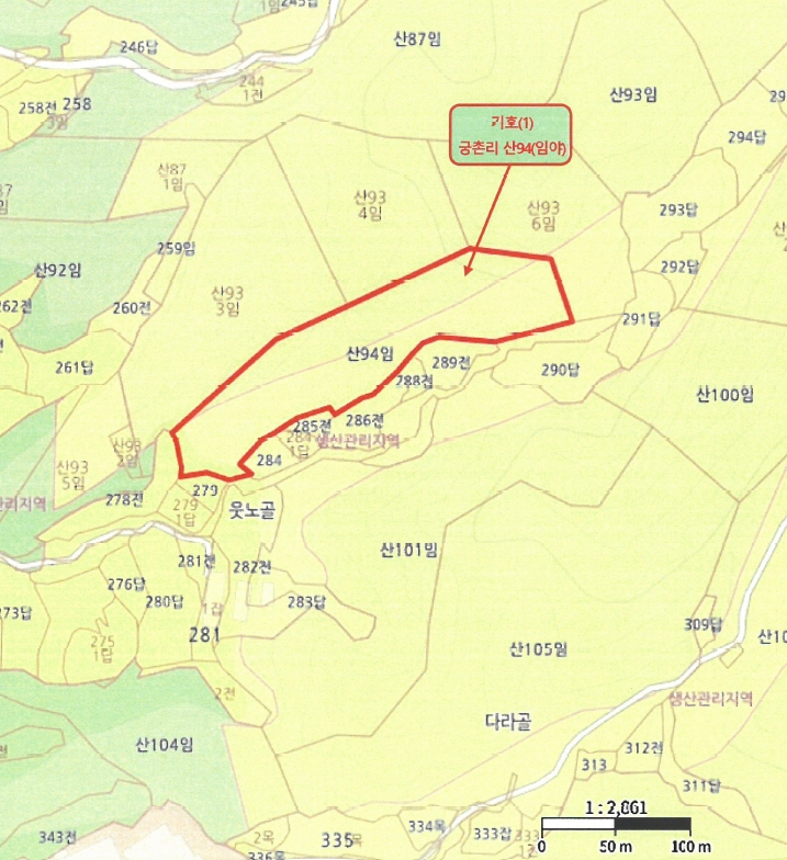 강원특별자치도 원주시 문막읍 궁촌리 산94 임야 경매 사진 23