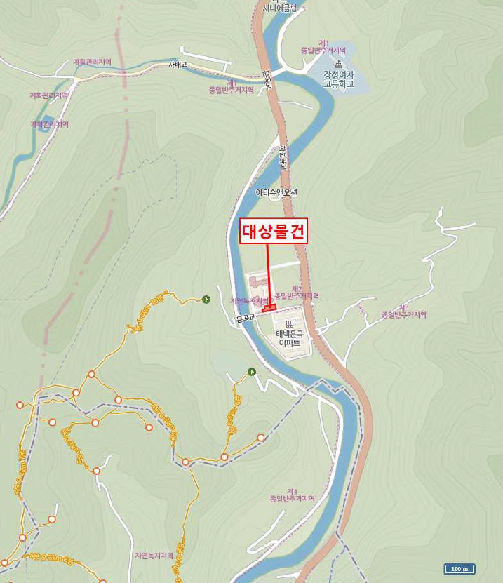 강원특별자치도 태백시 문곡동 120 유브리안아파트 상가동 1층101호 근린상가 경매 사진 5