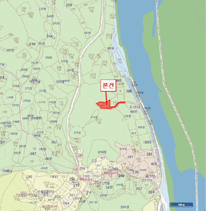 충청북도 영동군 심천면 고당리 380-4 외 2필지 전 경매 사진 14