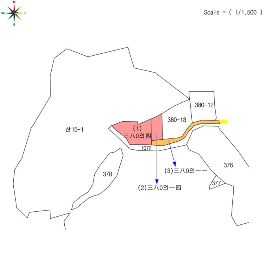 충청북도 영동군 심천면 고당리 380-4 외 2필지 전 경매 사진 15