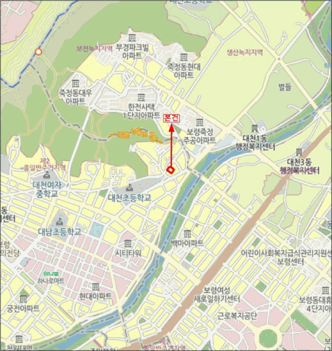 충청남도 보령시 대천동 15 엘케이 산새마을 302동 3층302호 외 1필지 아파트 경매 사진 14