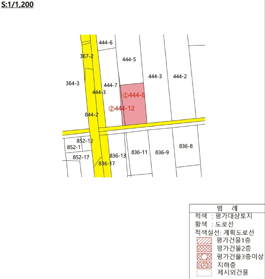 경상북도 영천시 금호읍 오계리 444-8 외 1필지 답 경매 사진 7