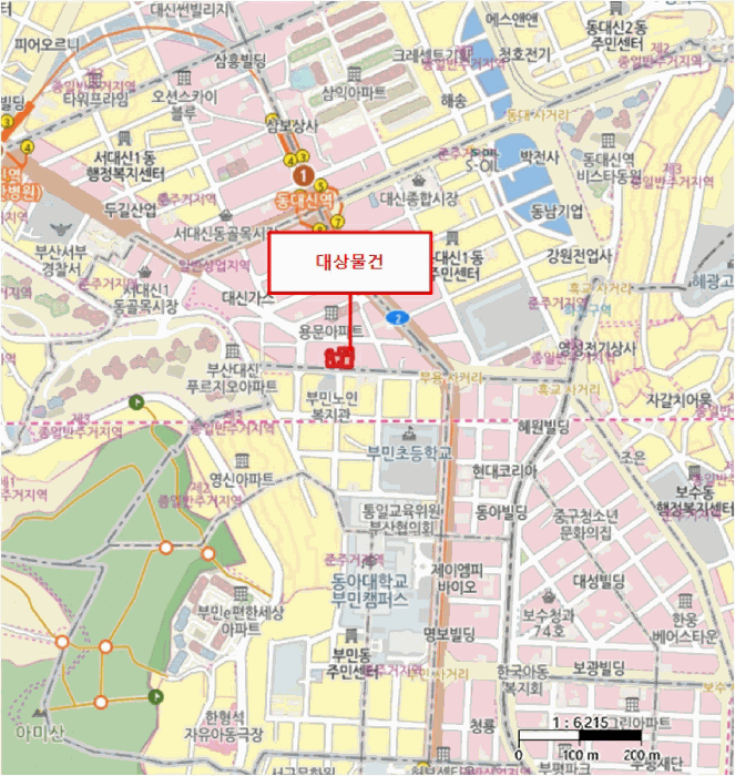 부산광역시 서구 서대신동1가 34-2 대신에코팰리스 4층406호 외 6필지 오피스텔(주거) 경매 사진 12