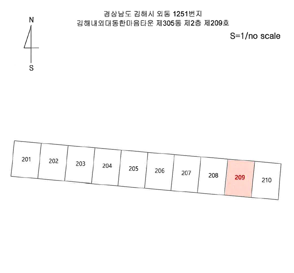경상남도 김해시 외동 1251 김해내외대동한마음타운 305동 2층209호 아파트 경매 사진 16