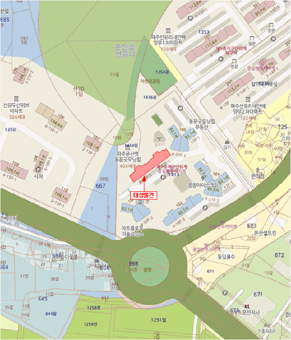 경기도 파주시 문산읍 선유리 1413 파주문산역1차동문굿모닝힐 104동 7층704호 외 1필지 아파트 경매 사진 10