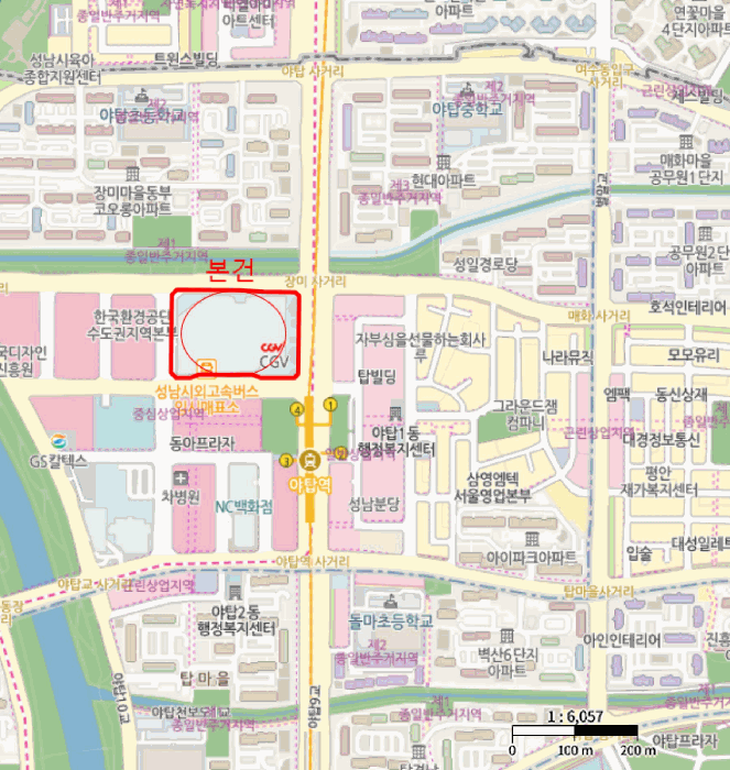 경기도 성남시 분당구 야탑동 341 성남(분당)여객자동차터미널및복합건물 3층 205호 근린상가 경매 사진 16