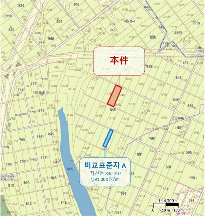 경상북도 구미시 지산동 845-173 답 경매 사진 14