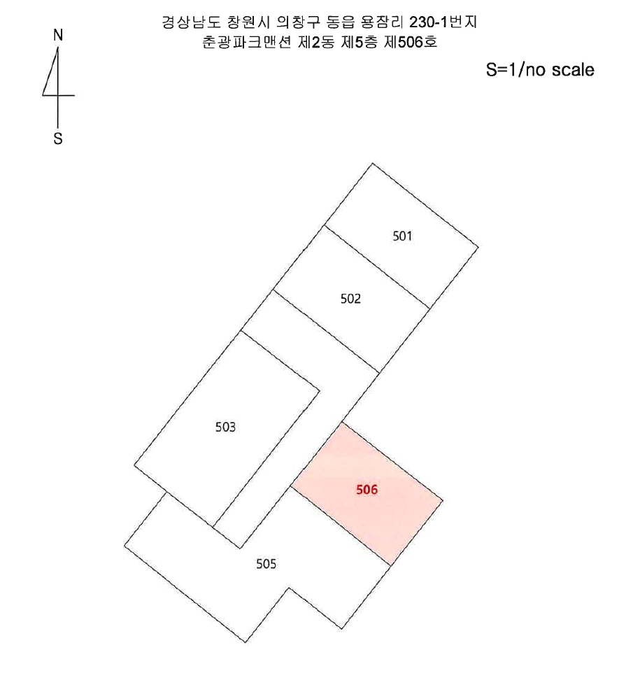경상남도 창원시 의창구 동읍 용잠리 230-1 춘광파크맨션 2동 5층506호 아파트 경매 사진 12