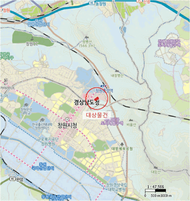 경상남도 창원시 의창구 사림동 161-1 현대썬앤빌더스퀘어 에이동 1층104호 근린상가 경매 사진 9