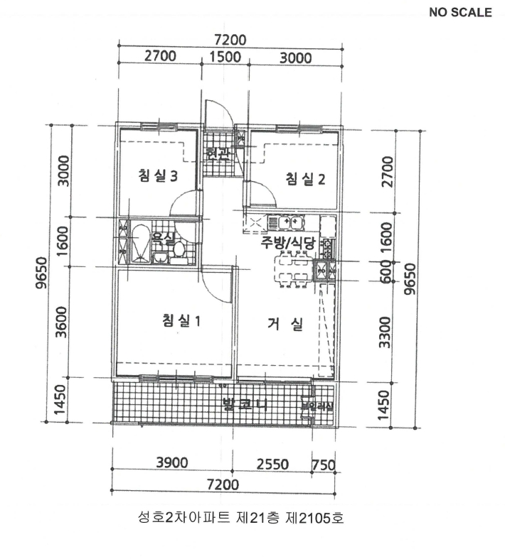 전라남도 광양시 중동 1665 성호2차아파트 206동 21층2105호 외 3필지 아파트 경매 사진 11