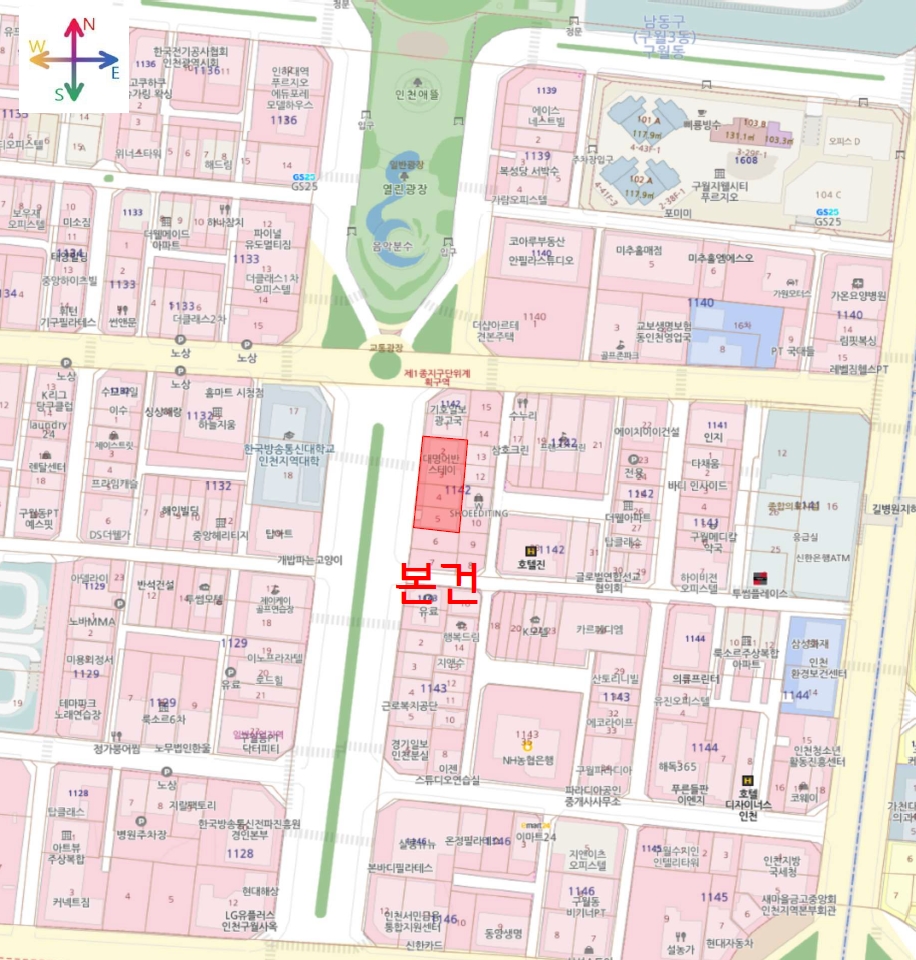 인천광역시 남동구 구월동 1142-2 대명어반스테이 19층1903호 오피스텔 경매 사진 18