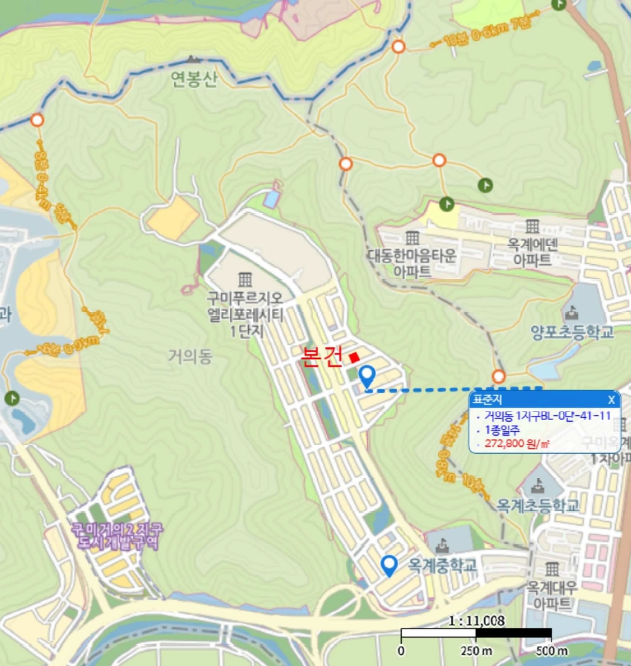 경상북도 구미시 거의동 266-1 외 1필지 대지 경매 사진 6