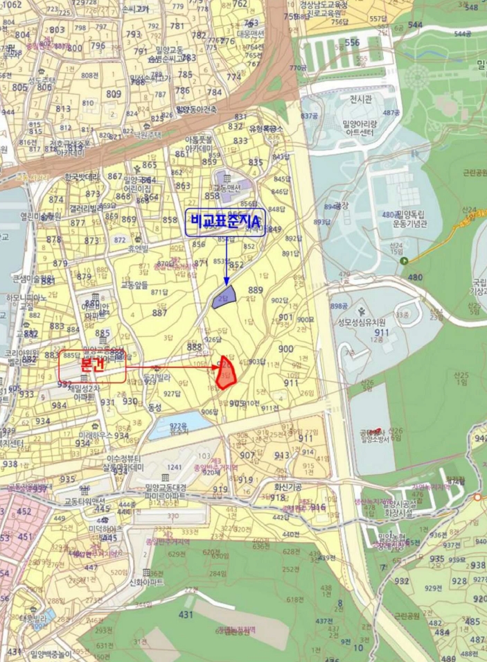 경상남도 밀양시 교동 926-3 답 경매 사진 19
