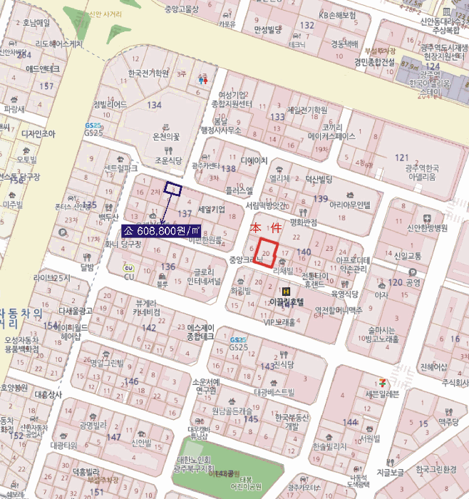 광주광역시 북구 신안동 140-20 숙박시설 경매 사진 81
