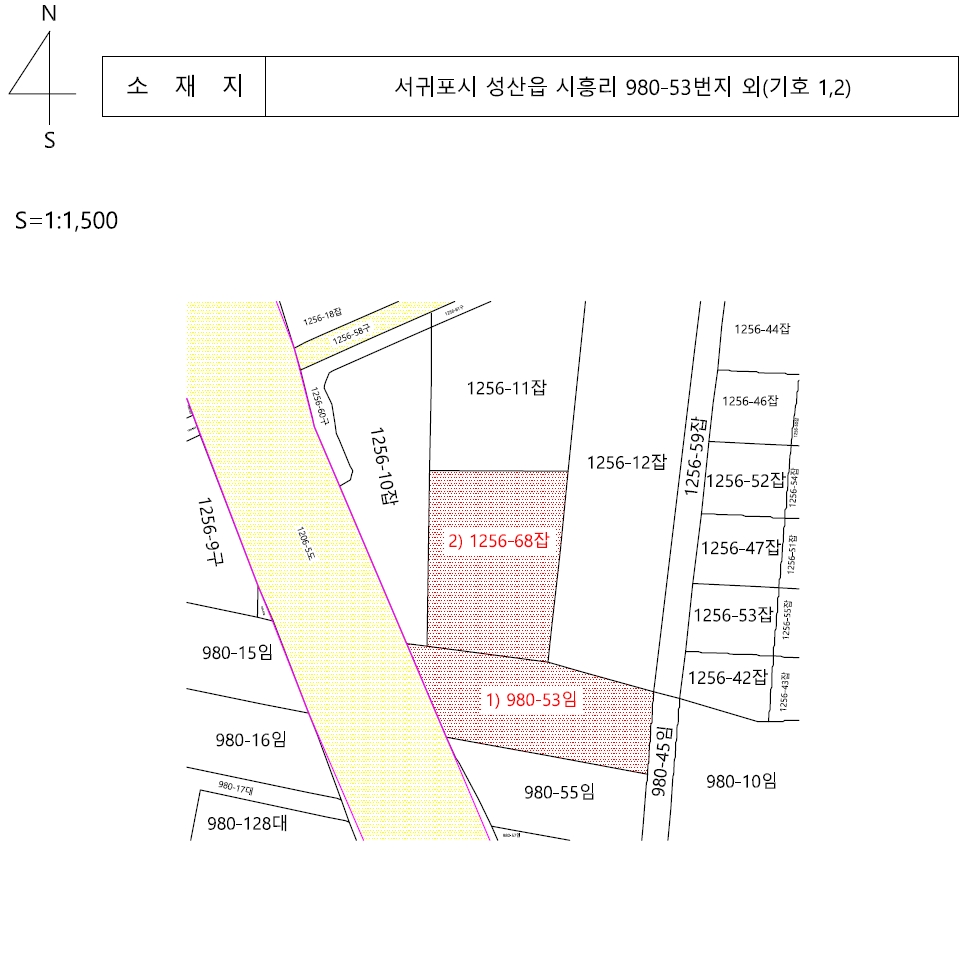 제주특별자치도 서귀포시 성산읍 시흥리 980-53 외 1필지 임야 경매 사진 8