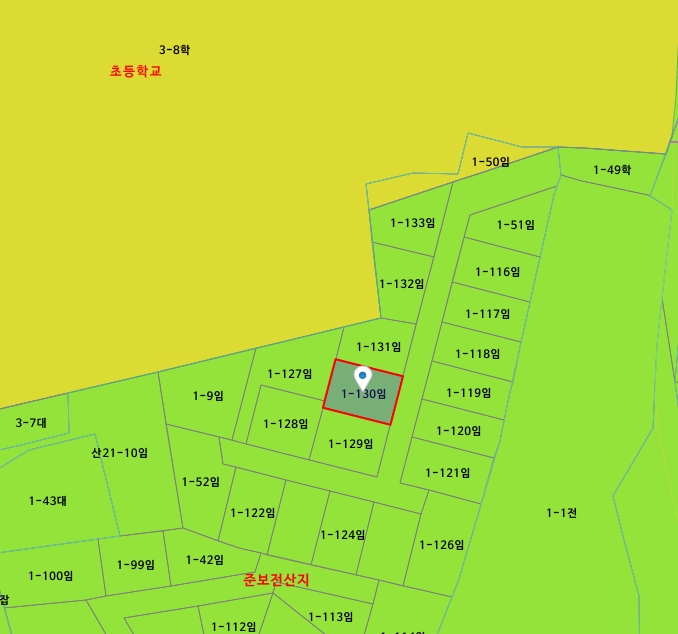 충청남도 당진시 합덕읍 운산리 1-49 외 2필지 학교용지 경매 사진 11