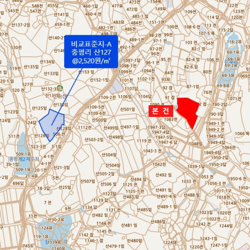전라남도 해남군 문내면 충평리 88 임야 경매 사진 25