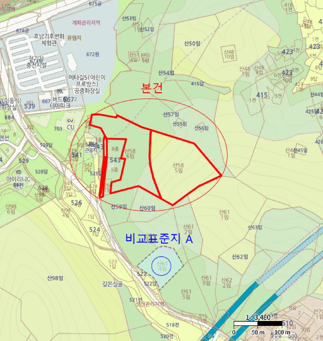 전라남도 담양군 담양읍 학동리 543-2 외 5필지 도로 경매 사진 17