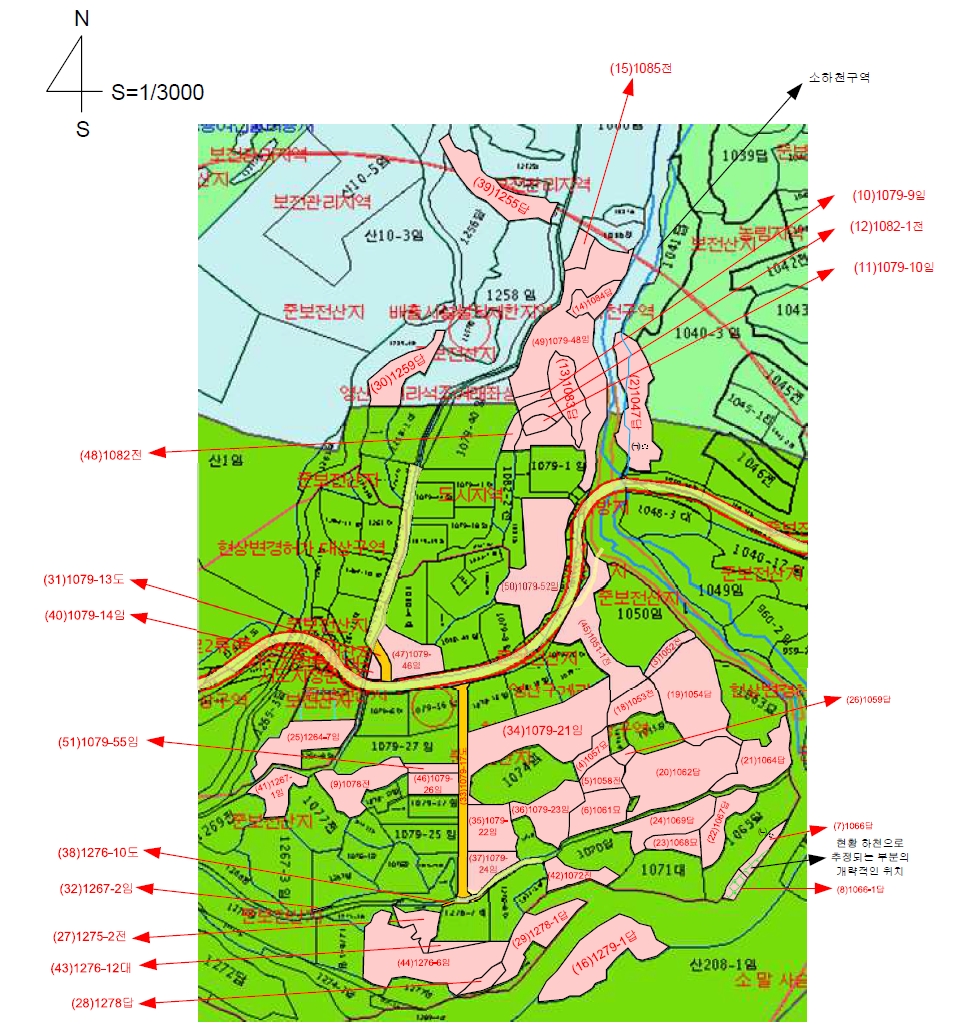 경상남도 창녕군 영산면 구계리 1267-2 임야 경매 사진 3