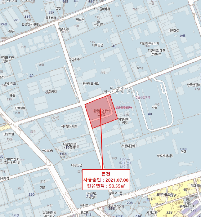 대전광역시 대덕구 대화동 40-37 펜타플렉스 대전 11층1115호 근린상가 경매 사진 40