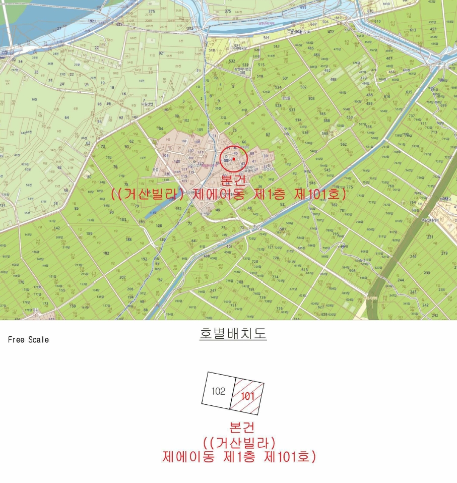 경상북도 경산시 진량읍 보인리 57 에이동 1층101호 다세대(빌라) 경매 사진 17