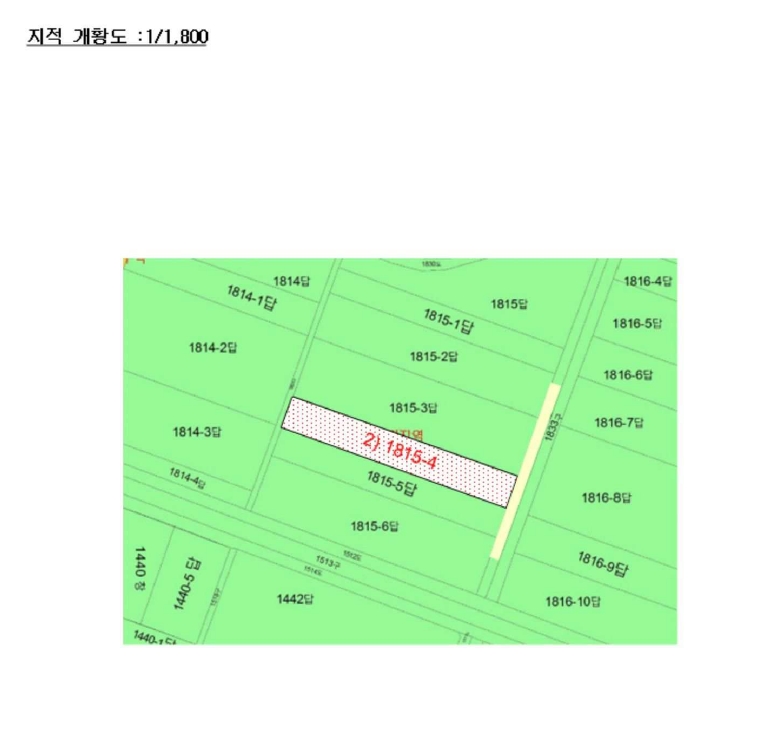 전라남도 무안군 일로읍 의산리 1815-4 외 1필지 답 경매 사진 9