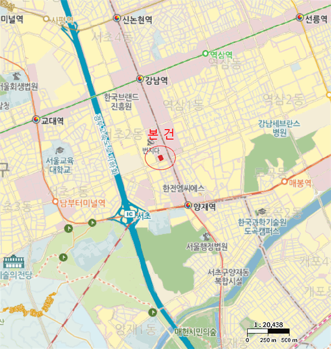 서울특별시 서초구 서초동 1339-4 강남삼부르네상스시티 2층210호 상가,오피스텔,근린시설 경매 사진 14