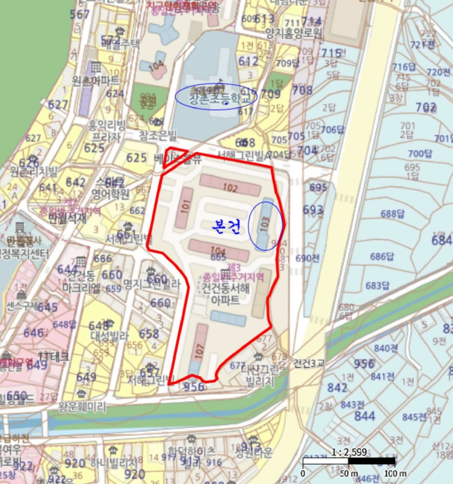 경기도 안산시 상록구 건건동 622-2 서해아파트 103동 20층2001호 외 6필지 아파트 경매 사진 9