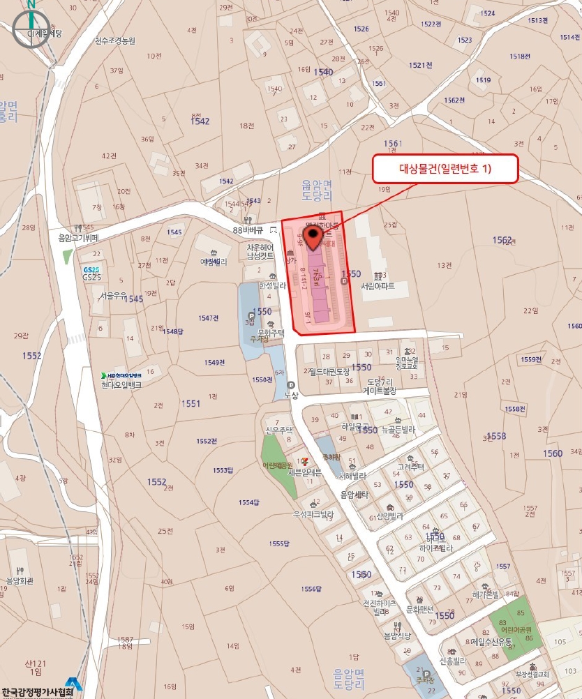 충청남도 서산시 음암면 도당리 1550-26 한아름아파트 4층401호 아파트 경매 사진 21